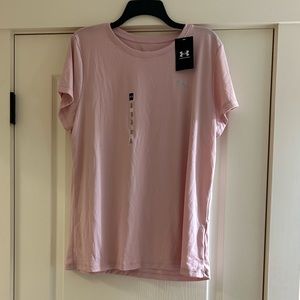 Pink Under Armer Athletic Shirt